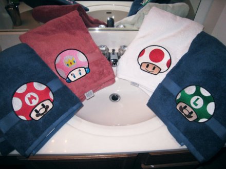 Asciugamani geek: Super Mario